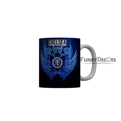 FunkyDecors One Life One Love One Club Chelsea FC Blue Ceramic Coffee Mug