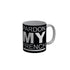 FunkyDecors Pardon My French Black Funny Quotes Ceramic Coffee Mug, 350 ml