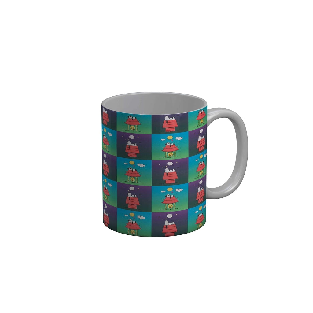 Funkydecors Peanuts Cartoon Ceramic Mug 350 Ml Multicolor Mugs