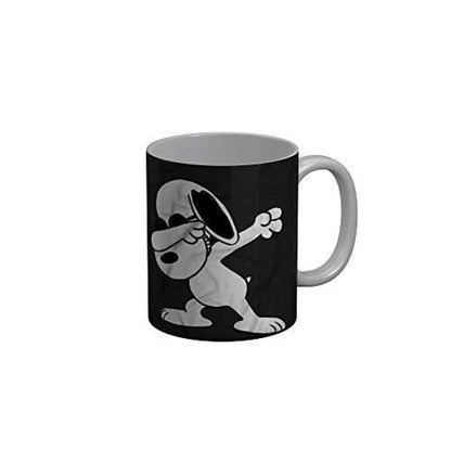 Funkydecors Peanuts Cartoon Ceramic Mug 350 Ml Multicolor Mugs