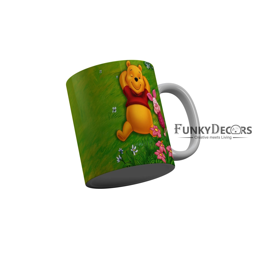 FunkyDecors Pooh Cartoon Ceramic Coffee Mug