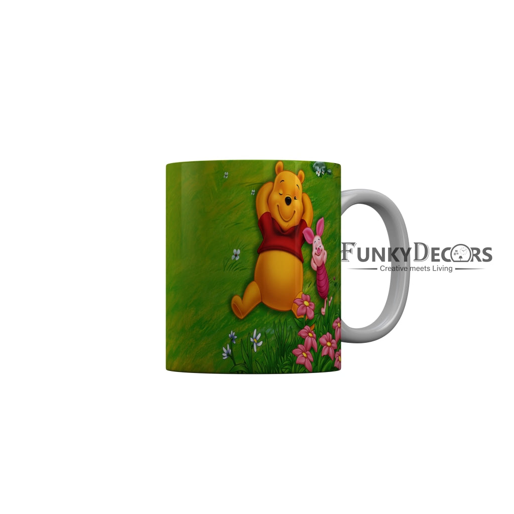 FunkyDecors Pooh Cartoon Ceramic Coffee Mug