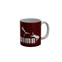 FunkyDecors Puma Red Quotes Ceramic Coffee Mug, 350 ml