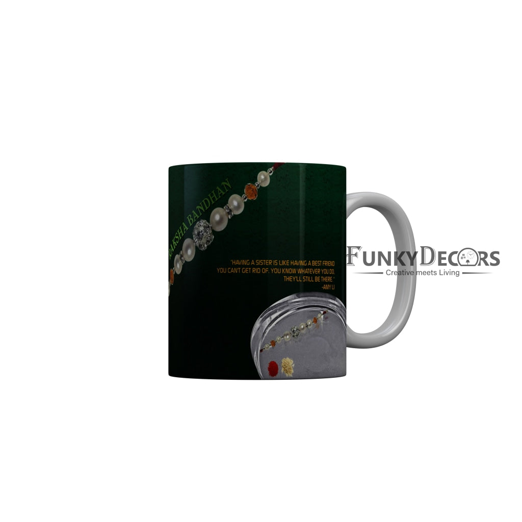 FunkyDecors Rakshabandhan Ceramic Coffee Mug