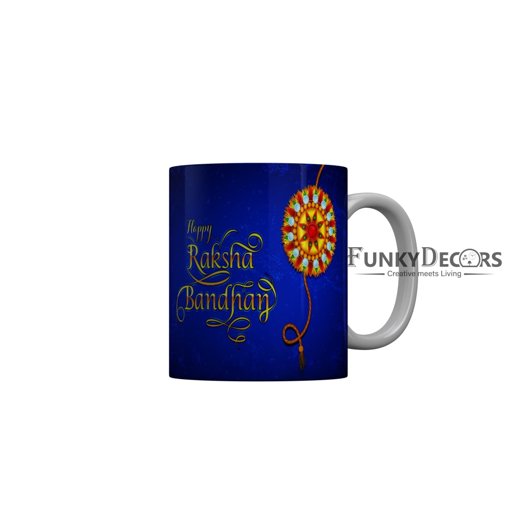 FunkyDecors Rakshabandhan Ceramic Coffee Mug