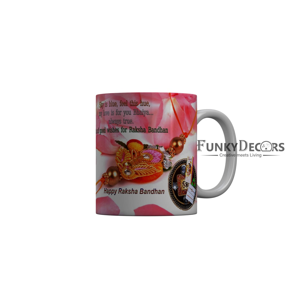 FunkyDecors Rakshabandhan Ceramic Coffee Mug