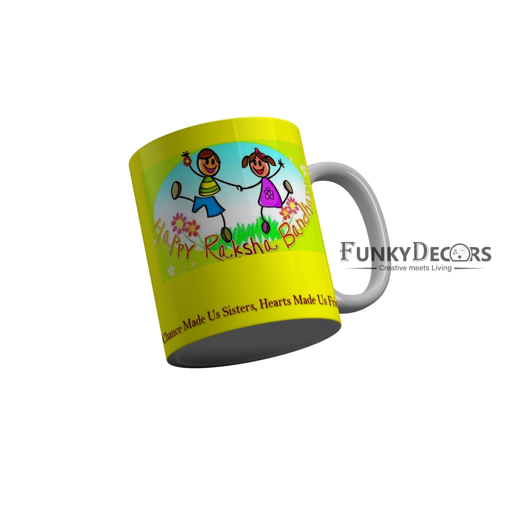 FunkyDecors Rakshabandhan Ceramic Coffee Mug