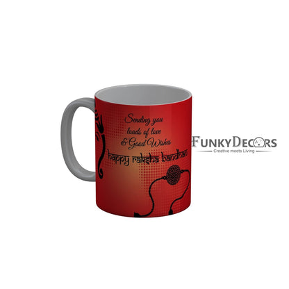 FunkyDecors Rakshabandhan Ceramic Coffee Mug