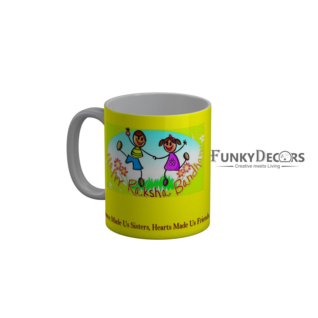 FunkyDecors Rakshabandhan Ceramic Coffee Mug