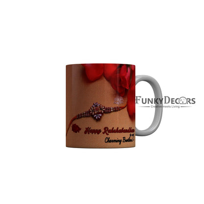 FunkyDecors Rakshabandhan Ceramic Coffee Mug