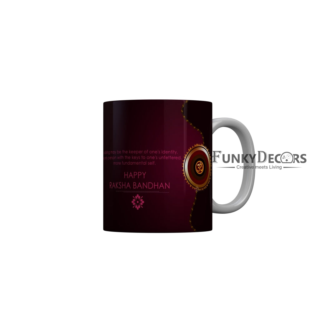 FunkyDecors Rakshabandhan Ceramic Coffee Mug