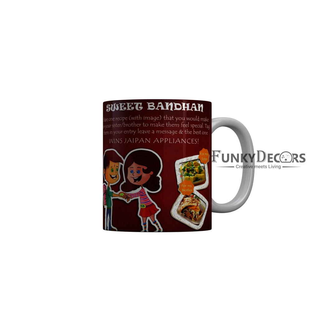 FunkyDecors Rakshabandhan Ceramic Coffee Mug