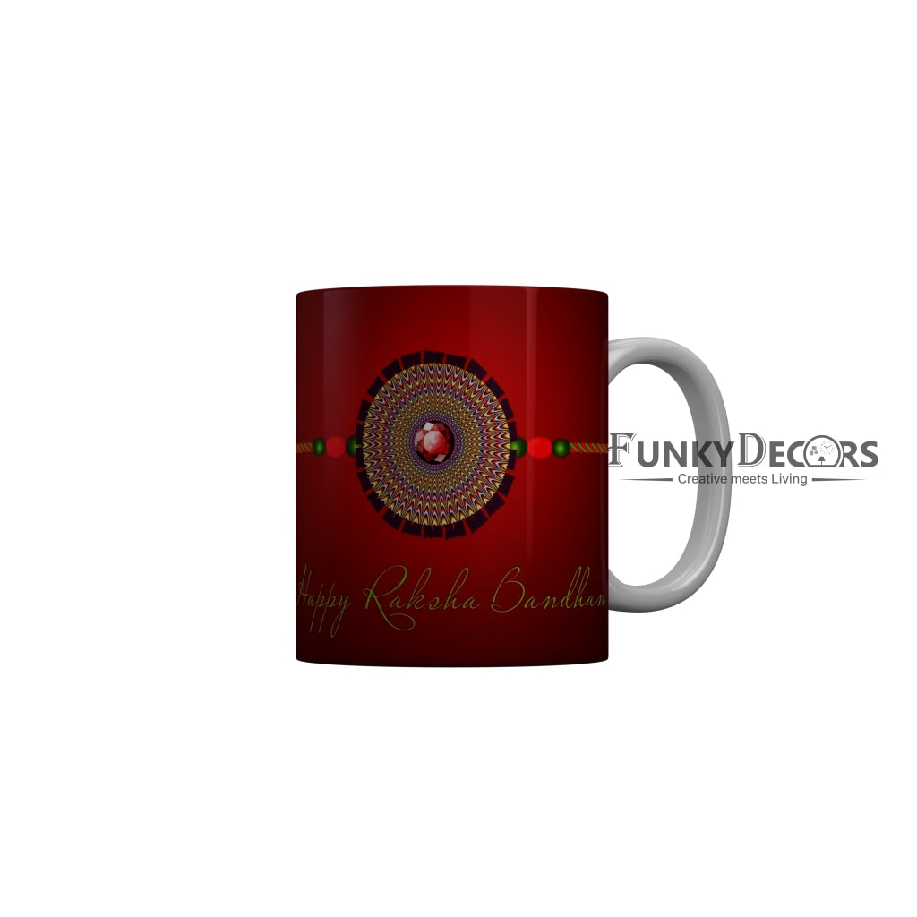 FunkyDecors Rakshabandhan Ceramic Coffee Mug