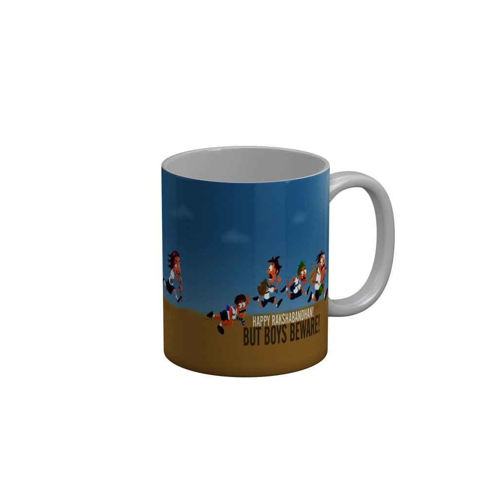 FunkyDecors Rakshabandhan Ceramic Coffee Mug