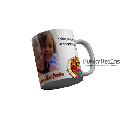 FunkyDecors Rakshabandhan Ceramic Coffee Mug