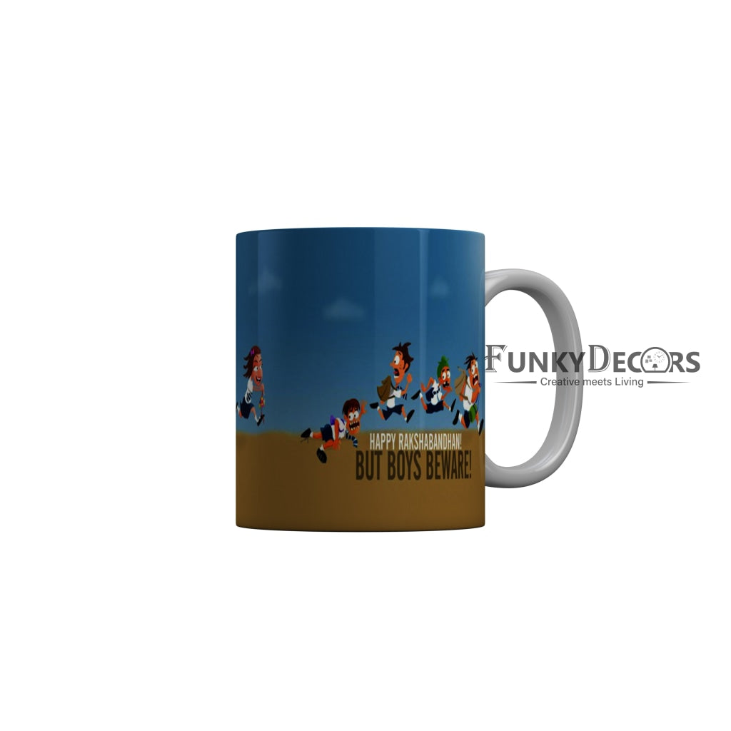 FunkyDecors Rakshabandhan Ceramic Coffee Mug