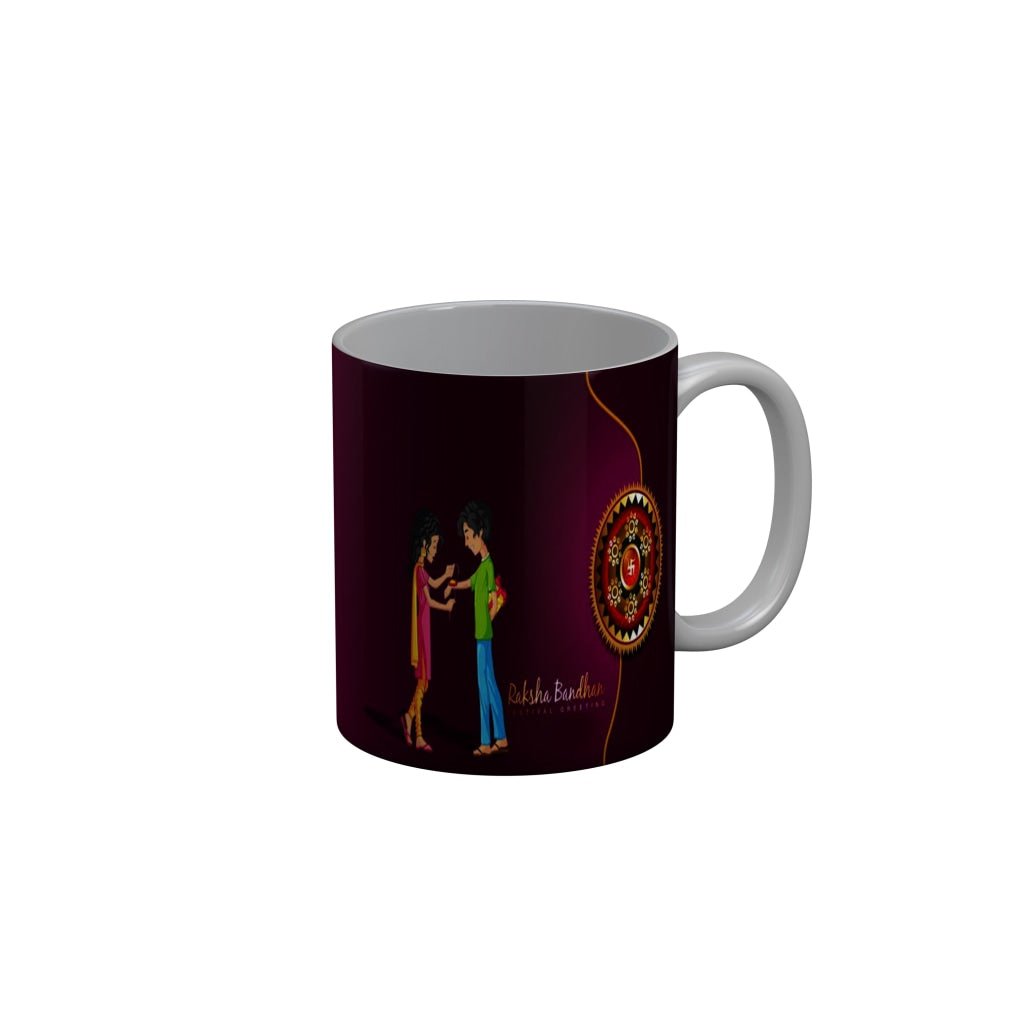 FunkyDecors Rakshabandhan Ceramic Coffee Mug