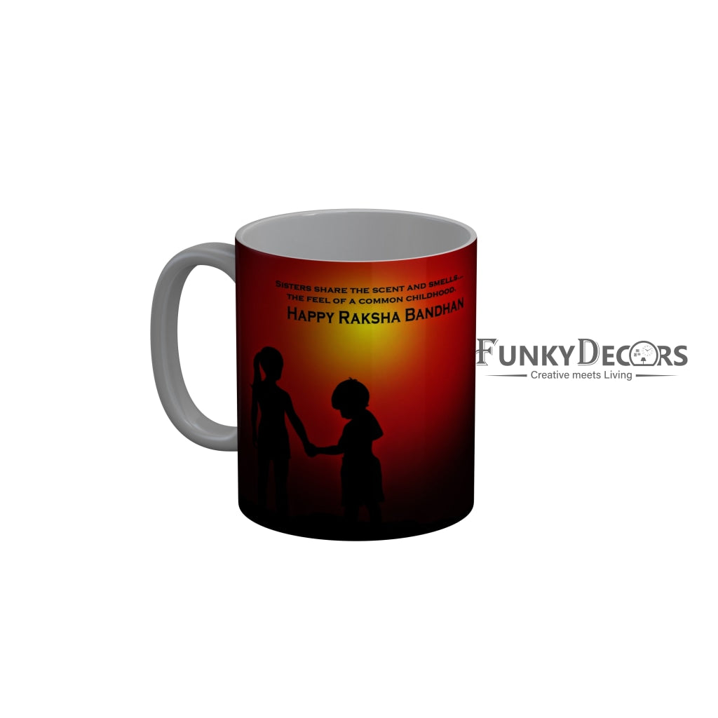 FunkyDecors Rakshabandhan Ceramic Coffee Mug