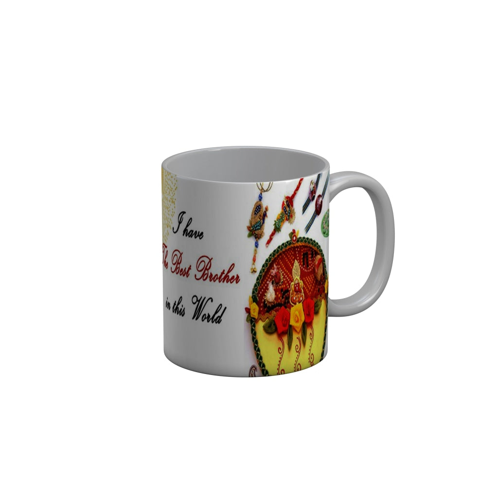 FunkyDecors Rakshabandhan Ceramic Coffee Mug