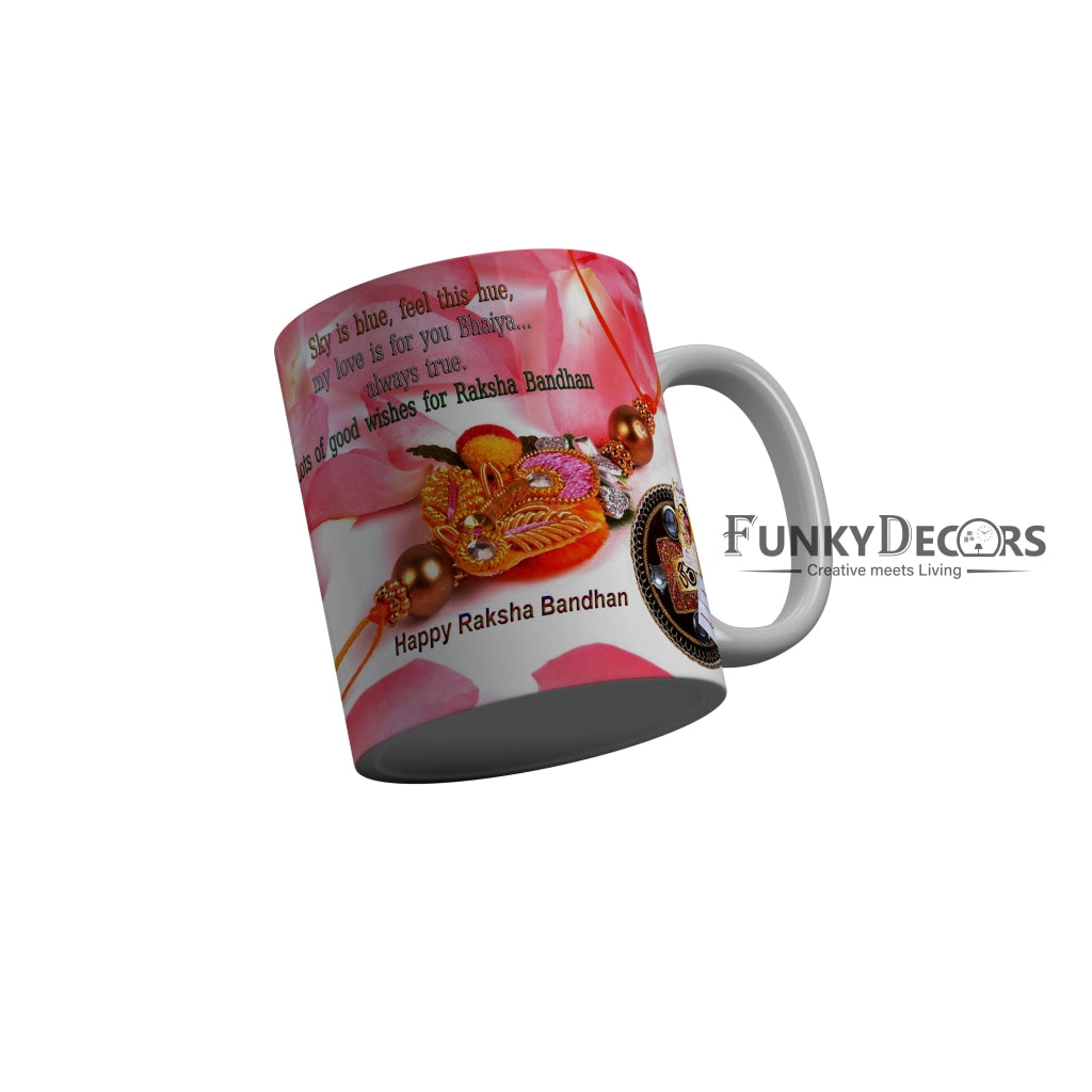 FunkyDecors Rakshabandhan Ceramic Coffee Mug