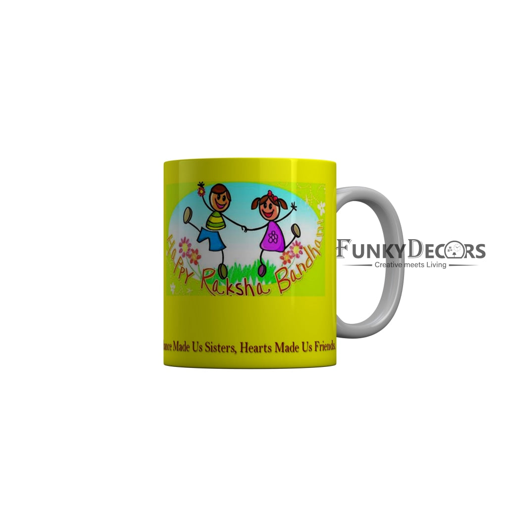 FunkyDecors Rakshabandhan Ceramic Coffee Mug