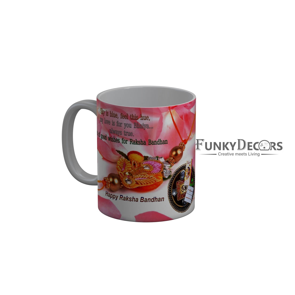 FunkyDecors Rakshabandhan Ceramic Coffee Mug