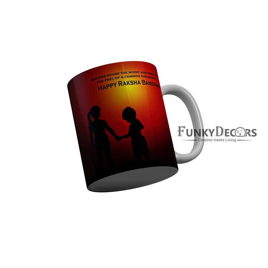 FunkyDecors Rakshabandhan Ceramic Coffee Mug