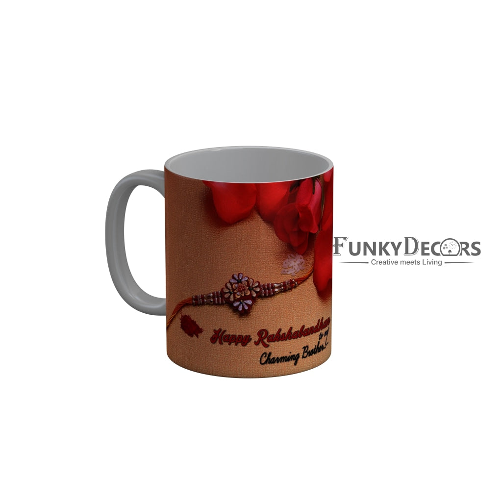 FunkyDecors Rakshabandhan Ceramic Coffee Mug