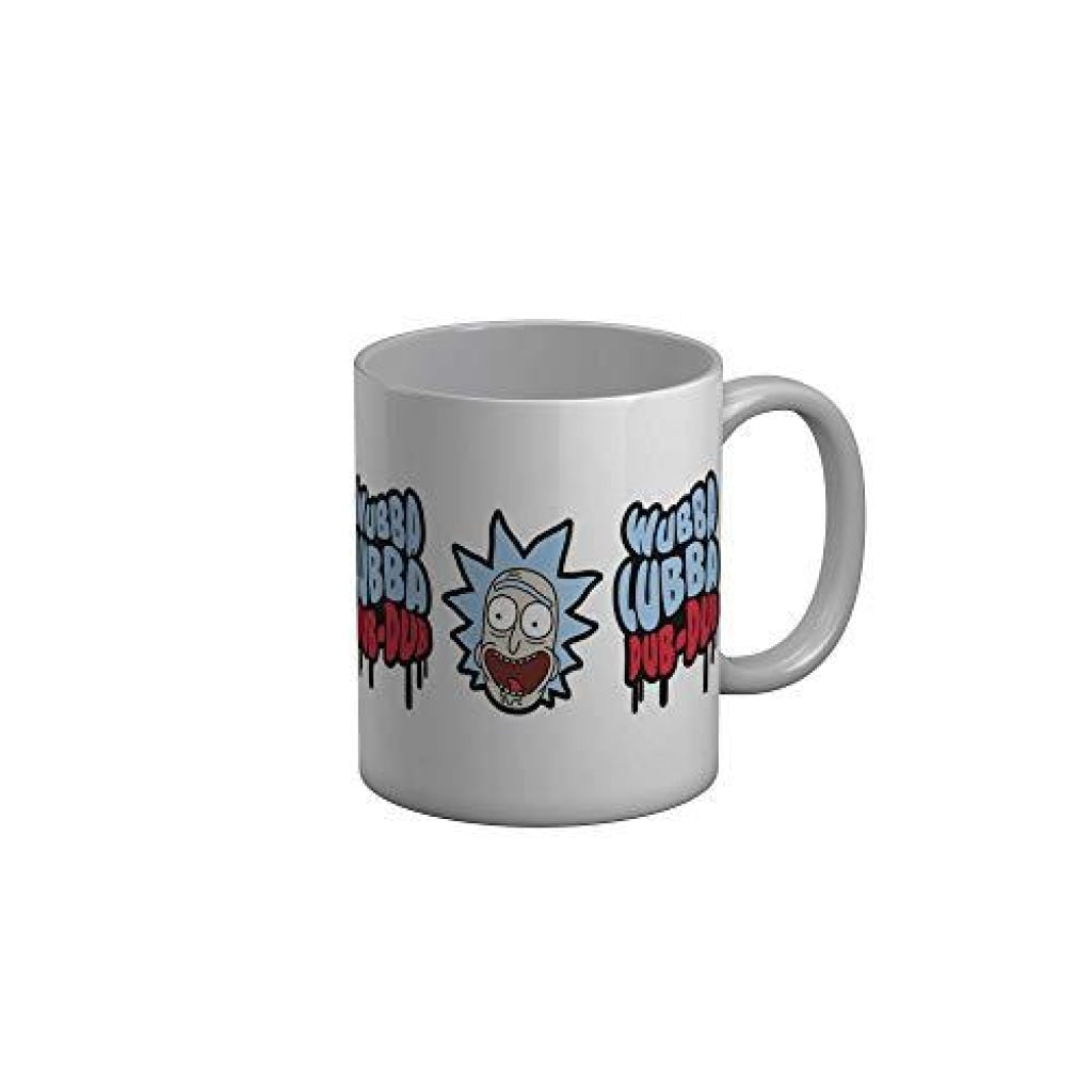 Funkydecors Rick And Morty Cartoon Ceramic Mug 350 Ml Multicolor Mugs