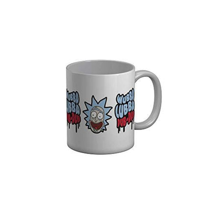 Funkydecors Rick And Morty Cartoon Ceramic Mug 350 Ml Multicolor Mugs