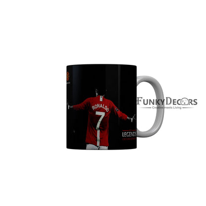 FunkyDecors Ronaldo T shirt 7 Black Ceramic Coffee Mug