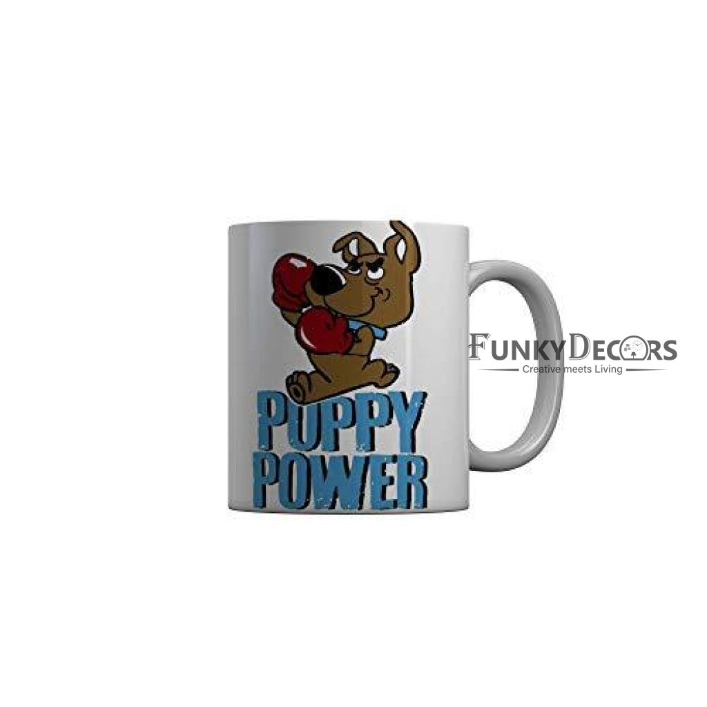 Funkydecors Scooby Doo Cartoon Ceramic Mug 350 Ml Multicolor Mugs