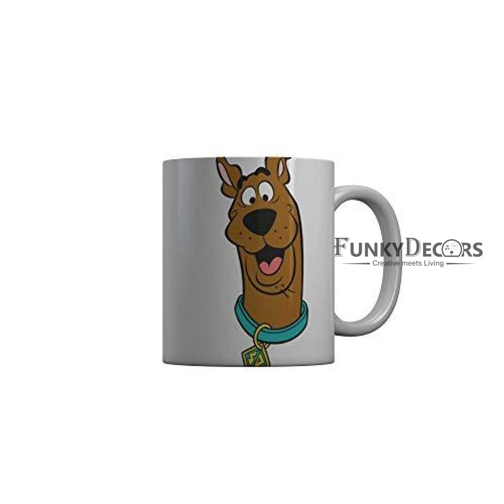 Funkydecors Scooby Doo Cartoon Ceramic Mug 350 Ml Multicolor Mugs