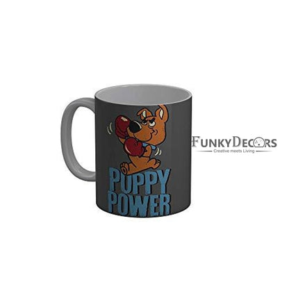 Funkydecors Scooby Doo Cartoon Ceramic Mug 350 Ml Multicolor Mugs