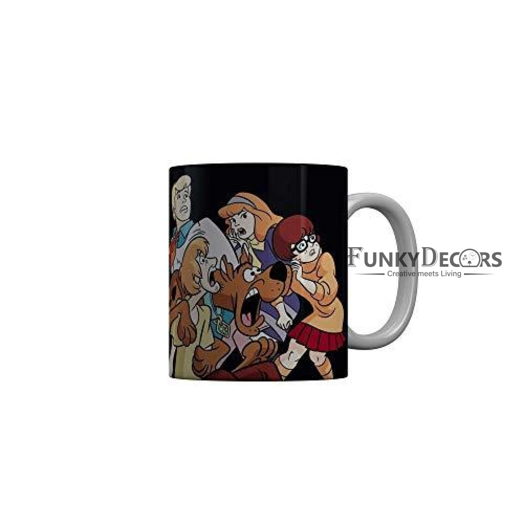 Funkydecors Scooby Doo Cartoon Ceramic Mug 350 Ml Multicolor Mugs