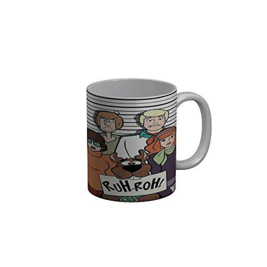 Funkydecors Scooby Doo Cartoon Ceramic Mug 350 Ml Multicolor Mugs