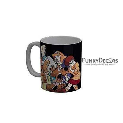 Funkydecors Scooby Doo Cartoon Ceramic Mug 350 Ml Multicolor Mugs