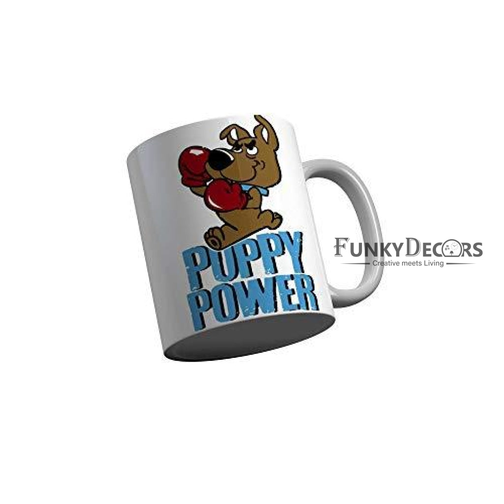 Funkydecors Scooby Doo Cartoon Ceramic Mug 350 Ml Multicolor Mugs