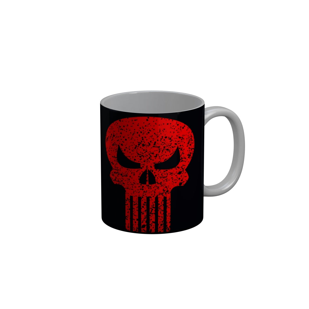 FunkyDecors Skeleton Funny Quotes Ceramic Coffee Mug, 350 ml
