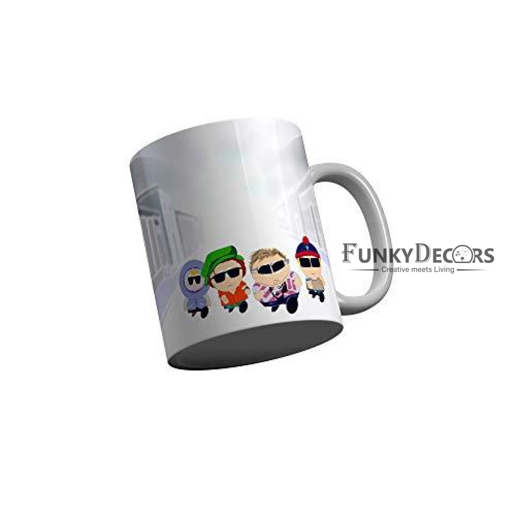 Funkydecors South Park Cartoon Ceramic Mug 350 Ml Multicolor Mugs