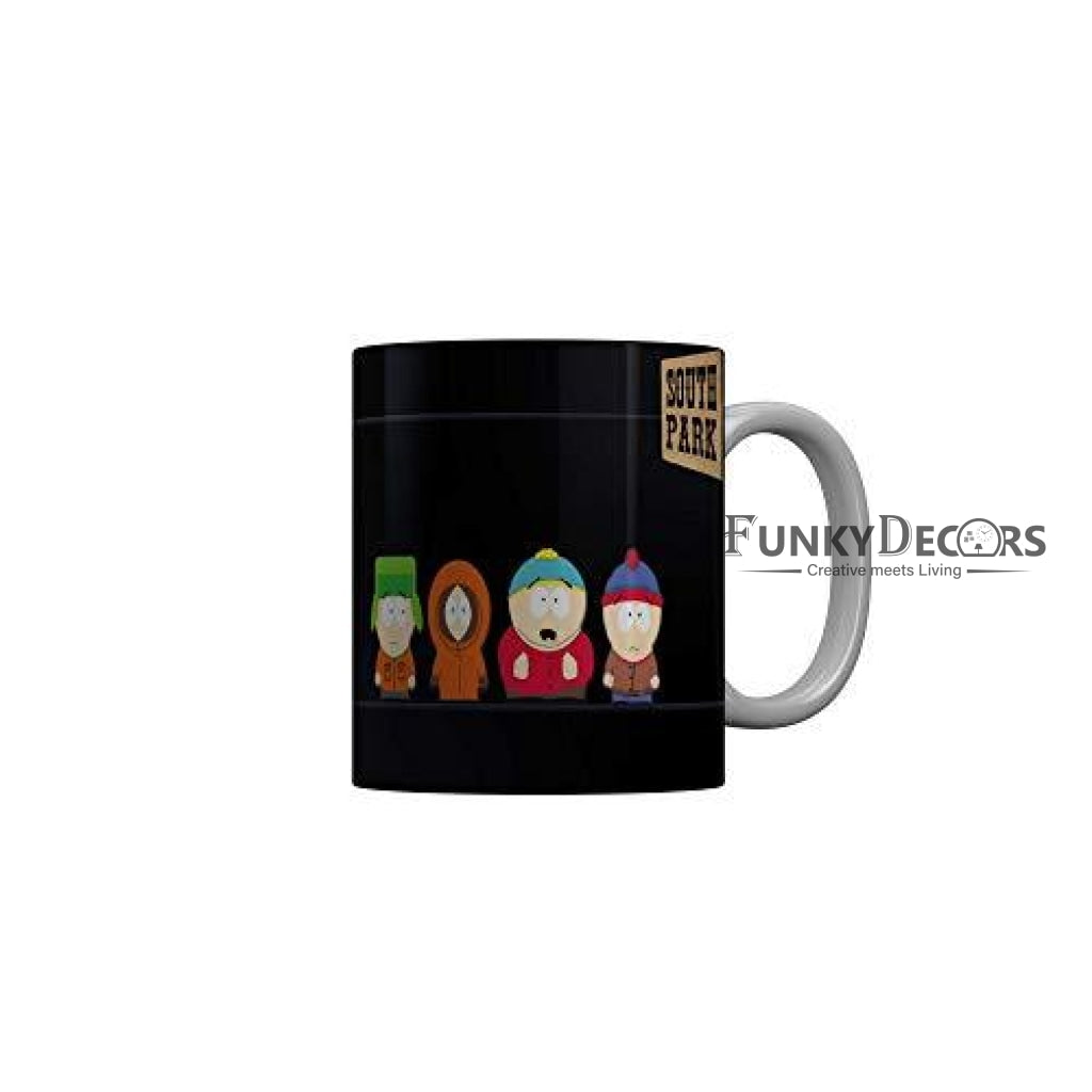 Funkydecors South Park Cartoon Ceramic Mug 350 Ml Multicolor Mugs