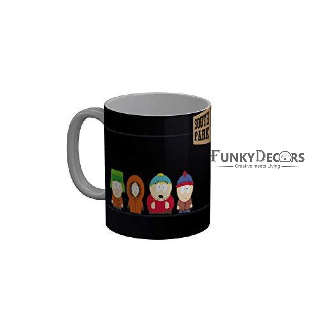 Funkydecors South Park Cartoon Ceramic Mug 350 Ml Multicolor Mugs