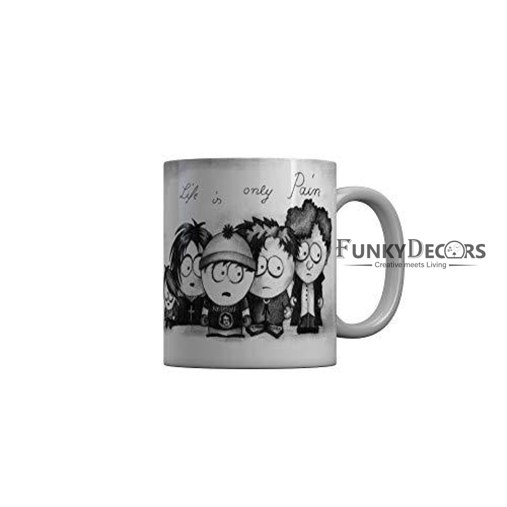 Funkydecors South Park Cartoon Ceramic Mug 350 Ml Multicolor Mugs