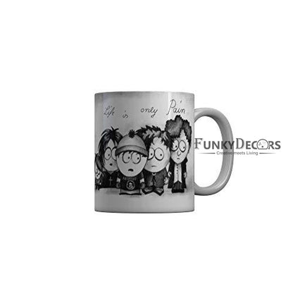 Funkydecors South Park Cartoon Ceramic Mug 350 Ml Multicolor Mugs