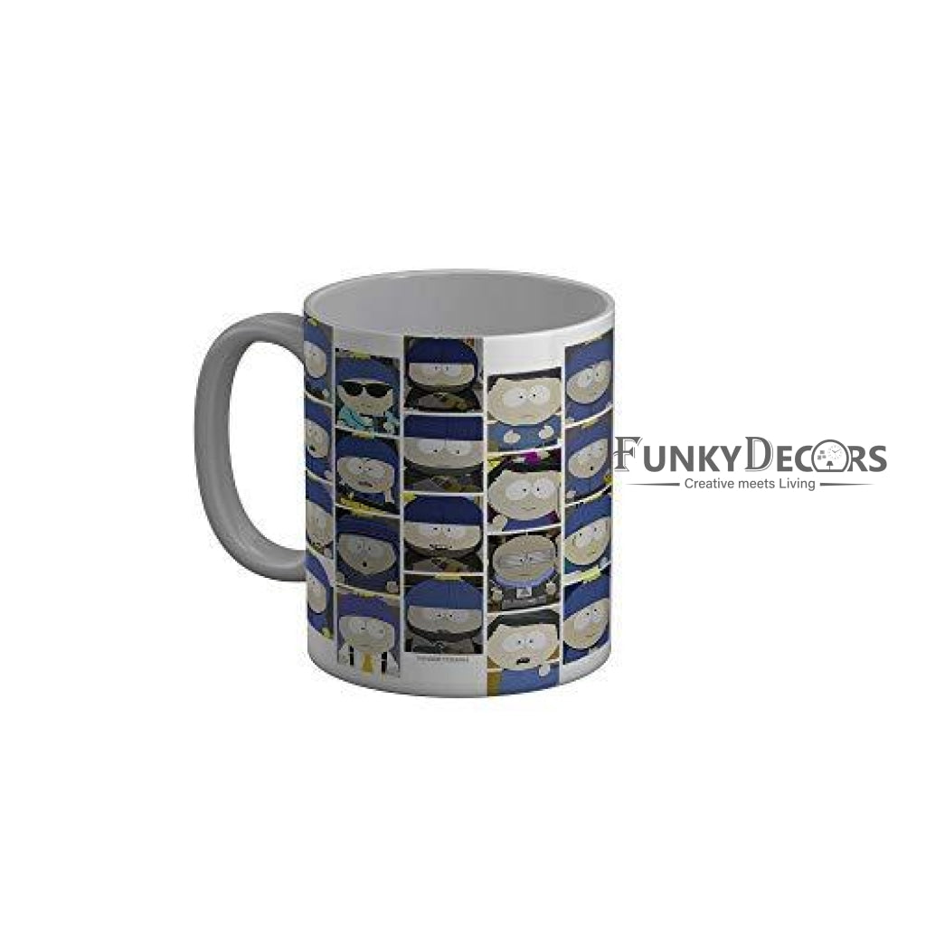 Funkydecors South Park Cartoon Ceramic Mug 350 Ml Multicolor Mugs