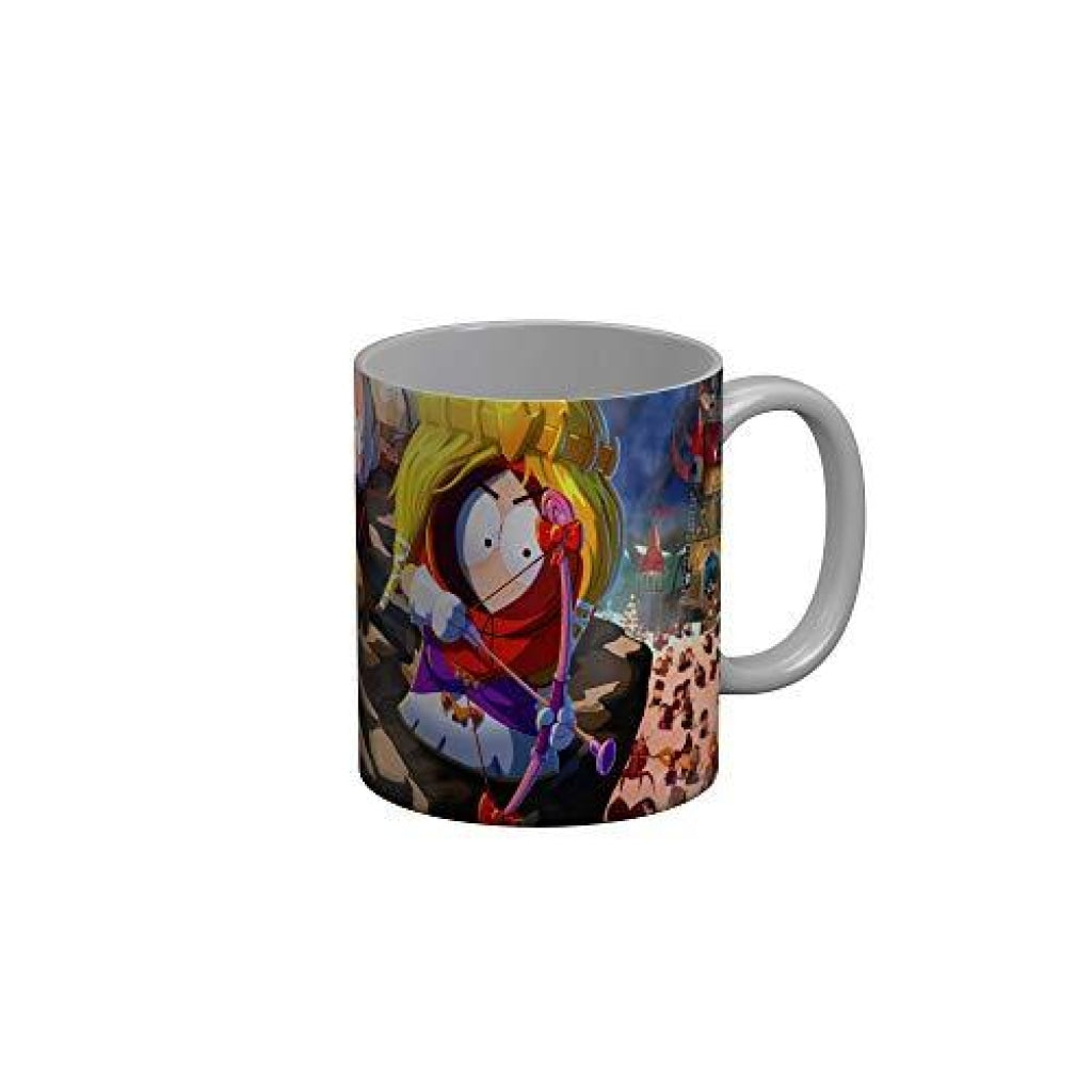 Funkydecors South Park Cartoon Ceramic Mug 350 Ml Multicolor Mugs
