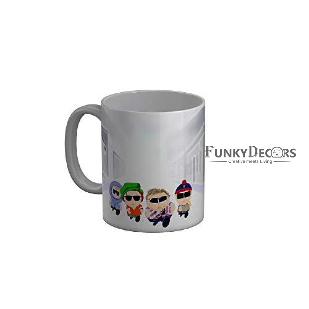 Funkydecors South Park Cartoon Ceramic Mug 350 Ml Multicolor Mugs