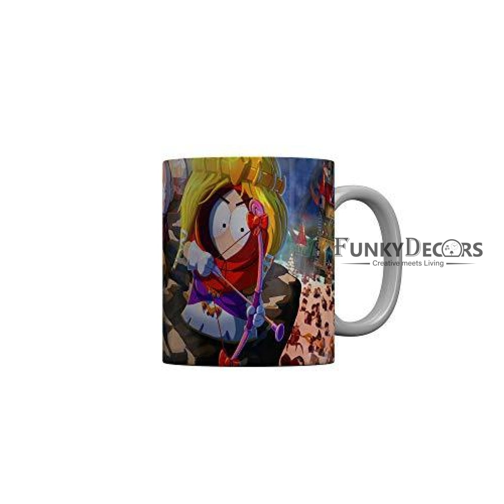 Funkydecors South Park Cartoon Ceramic Mug 350 Ml Multicolor Mugs