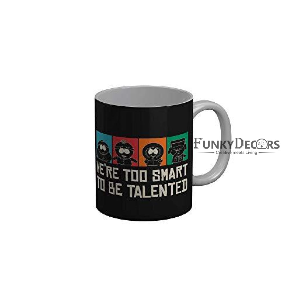 Funkydecors South Park Cartoon Ceramic Mug 350 Ml Multicolor Mugs