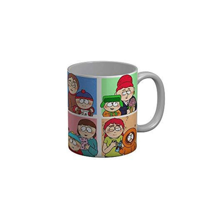 Funkydecors South Park Cartoon Ceramic Mug 350 Ml Multicolor Mugs